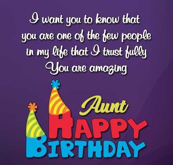 41 Warm Birthday Wishes For Aunt
