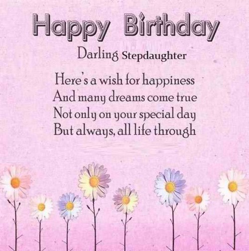 35+ Birthday Wishes For Step Daughter