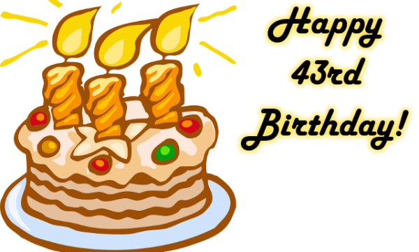 Happy 43rd Birthday Wish